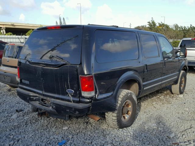 1FMNU43S73EC32449 - 2003 FORD EXCURSION BLACK photo 4