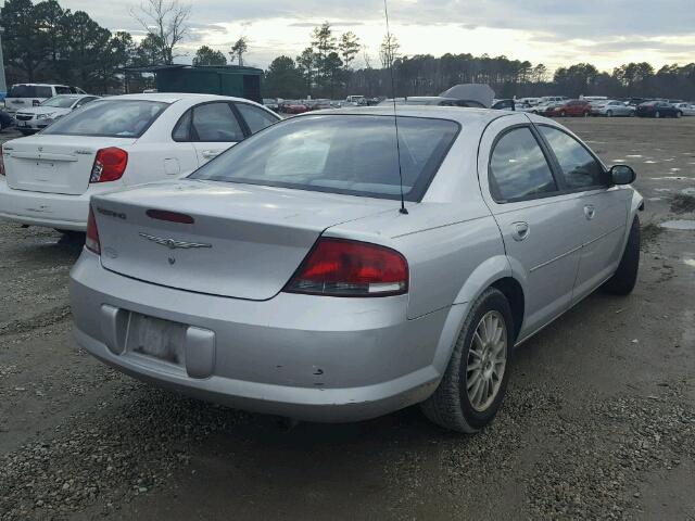 1C3EL46X85N650475 - 2005 CHRYSLER SEBRING SILVER photo 4