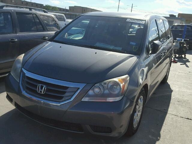 5FNRL38288B098195 - 2008 HONDA ODYSSEY LX GRAY photo 2