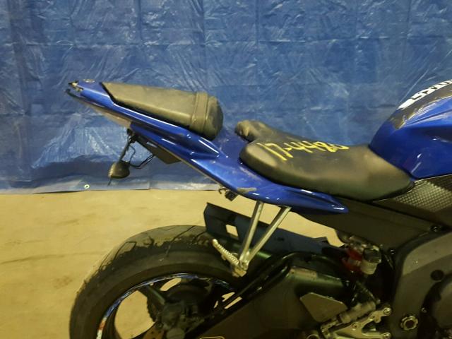 JYARJ12E77A016974 - 2007 YAMAHA YZFR6 L BLUE photo 6