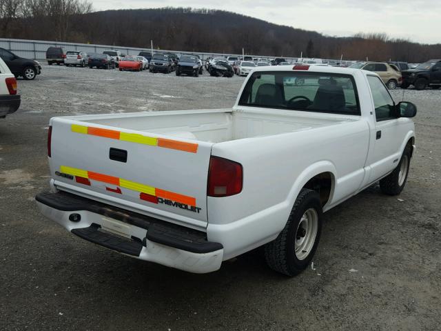 1GCCS14WXY8205432 - 2000 CHEVROLET S TRUCK S1 WHITE photo 4