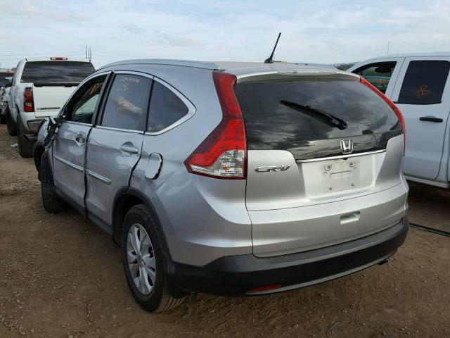 2HKRM3H51CH501189 - 2012 HONDA CR-V EX SILVER photo 3