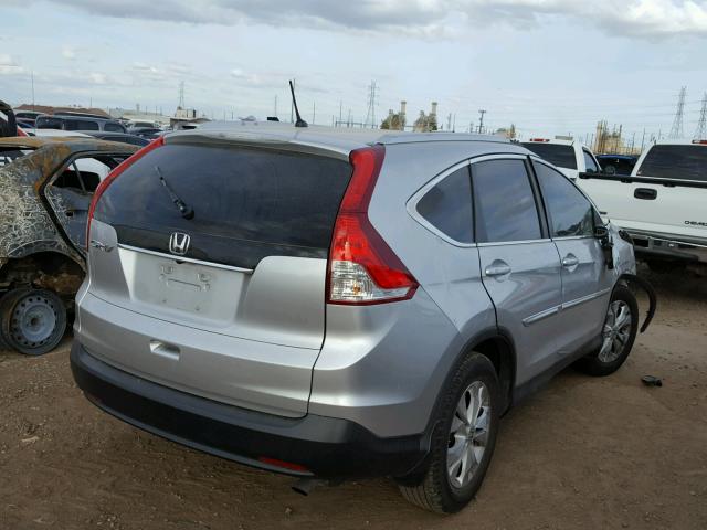 2HKRM3H51CH501189 - 2012 HONDA CR-V EX SILVER photo 4