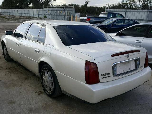 1G6KD54YX3U190318 - 2003 CADILLAC DEVILLE WHITE photo 3