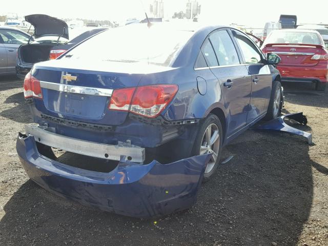 1G1PG5SC1C7257476 - 2012 CHEVROLET CRUZE LT BLUE photo 4