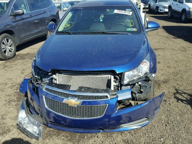 1G1PG5SC1C7257476 - 2012 CHEVROLET CRUZE LT BLUE photo 9