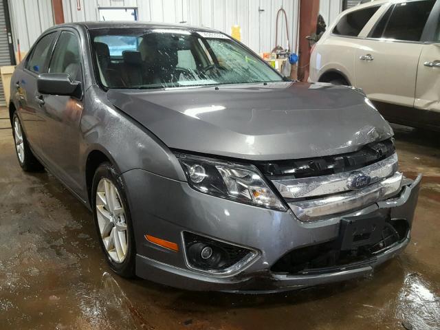 3FAHP0JG4AR238600 - 2010 FORD FUSION SEL GRAY photo 1