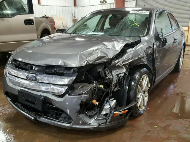 3FAHP0JG4AR238600 - 2010 FORD FUSION SEL GRAY photo 2