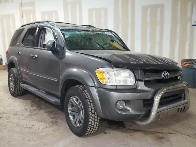 5TDBT44A07S291908 - 2007 TOYOTA SEQUOIA SR GRAY photo 1