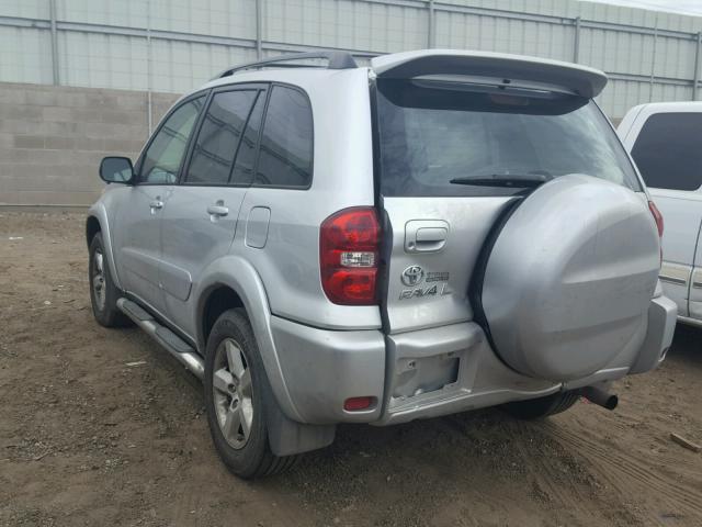 JTEHD20V346003312 - 2004 TOYOTA RAV4 SILVER photo 3