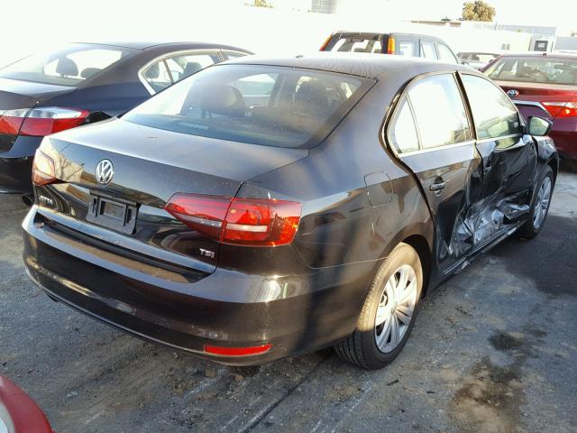 3VW2B7AJ3HM319448 - 2017 VOLKSWAGEN JETTA S 黑色 照片 4