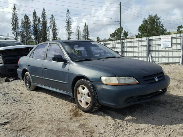 1HGCG16512A010519 - 2002 HONDA ACCORD EX GREEN photo 1