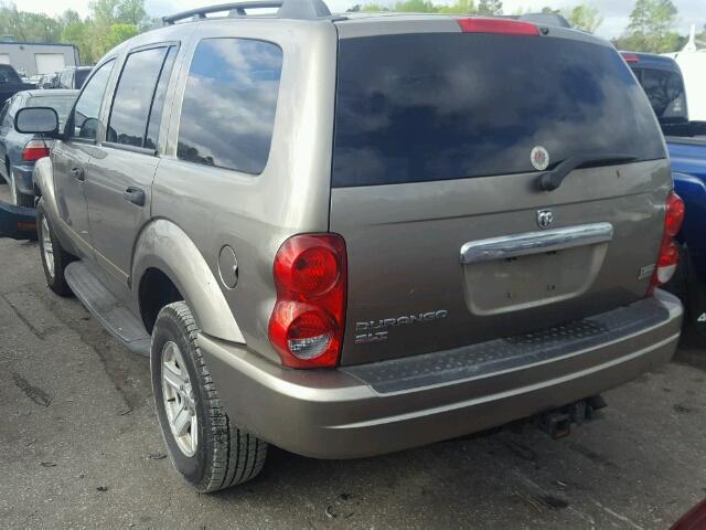 1D8HB48D14F120678 - 2004 DODGE DURANGO SL TAN photo 3