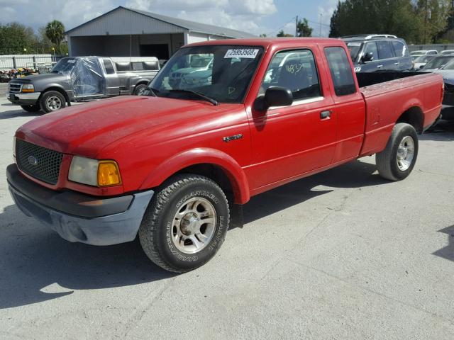 1FTYR44U32TA53032 - 2002 FORD RANGER SUP RED photo 2