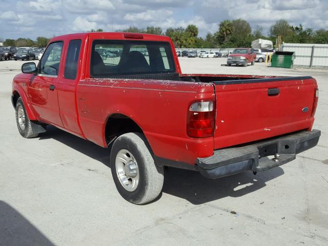 1FTYR44U32TA53032 - 2002 FORD RANGER SUP RED photo 3