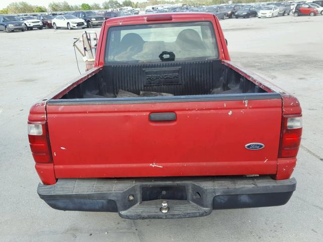 1FTYR44U32TA53032 - 2002 FORD RANGER SUP RED photo 9