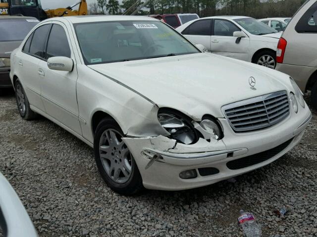 WDBUF56J86A797077 - 2006 MERCEDES-BENZ E 350 WHITE photo 1