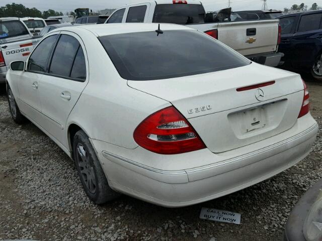 WDBUF56J86A797077 - 2006 MERCEDES-BENZ E 350 WHITE photo 3