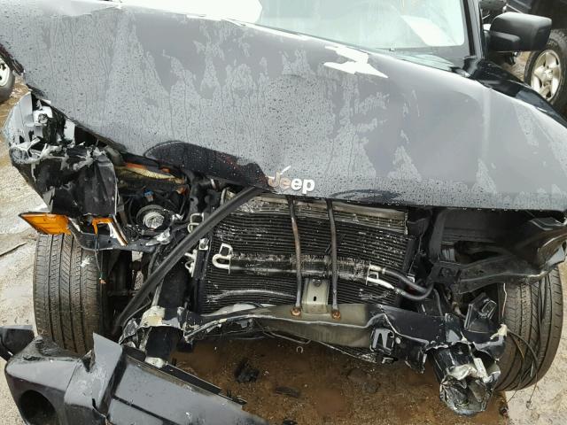 1J8HH48K56C281978 - 2006 JEEP COMMANDER შავი ფოტო 7