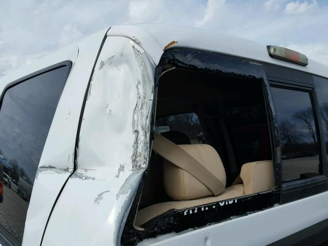 1FTSW21R78EB96663 - 2008 FORD F250 SUPER WHITE photo 9