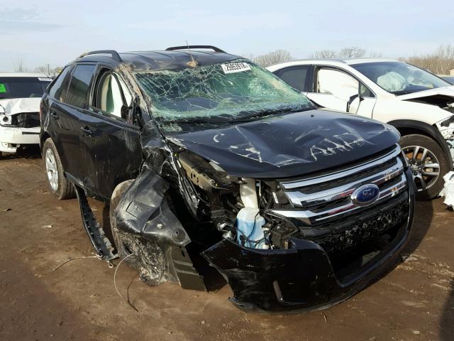 2FMDK4JC8EBA72206 - 2014 FORD EDGE SEL BLACK photo 1