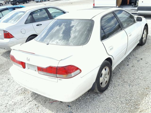 1HGCG16581A070344 - 2001 HONDA ACCORD EX WHITE photo 4