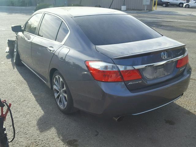 1HGCR2F55DA239045 - 2013 HONDA ACCORD SPO CHARCOAL photo 3