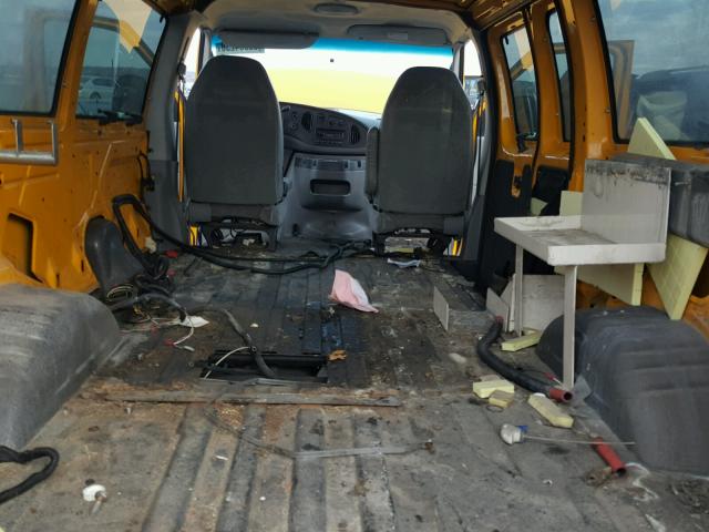 1FTNE24L27DA60176 - 2007 FORD ECONOLINE YELLOW photo 6