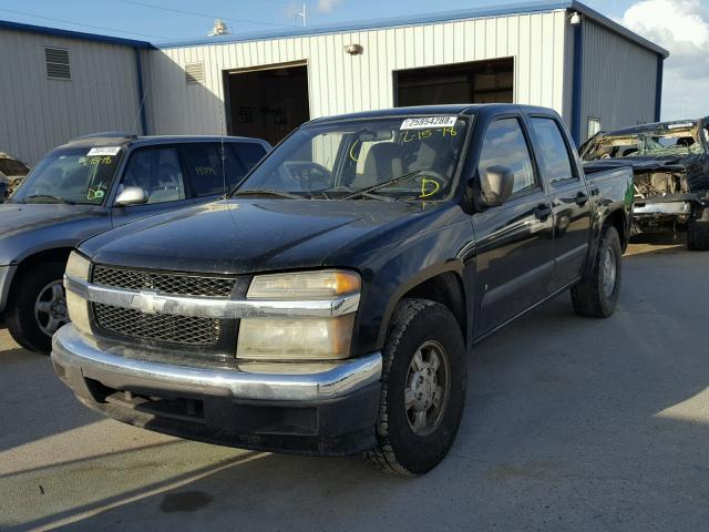 1GCCS136368170859 - 2006 CHEVROLET COLORADO BLACK photo 2