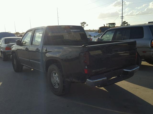 1GCCS136368170859 - 2006 CHEVROLET COLORADO BLACK photo 3