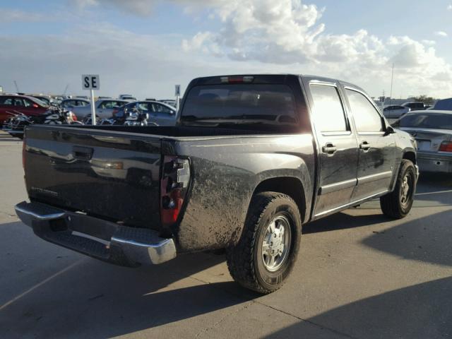 1GCCS136368170859 - 2006 CHEVROLET COLORADO BLACK photo 4