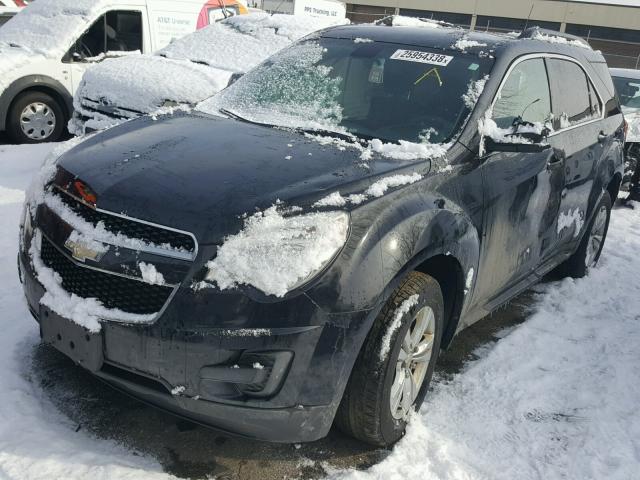 2CNFLEEC8B6211521 - 2011 CHEVROLET EQUINOX LT BLACK photo 2