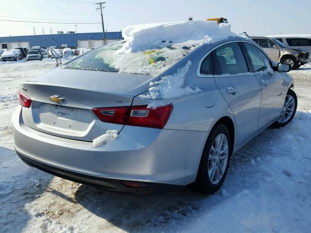 1G1ZD5ST4JF169445 - 2018 CHEVROLET MALIBU LT SILVER photo 4