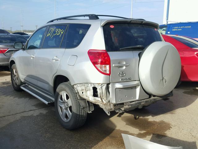 JTMZD35V565030768 - 2006 TOYOTA RAV4 SILVER photo 3