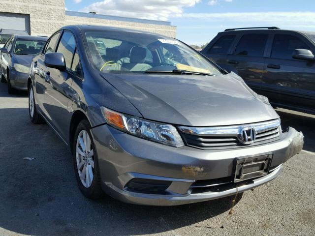 2HGFB2F97CH328250 - 2012 HONDA CIVIC EXL 灰色 照片 1