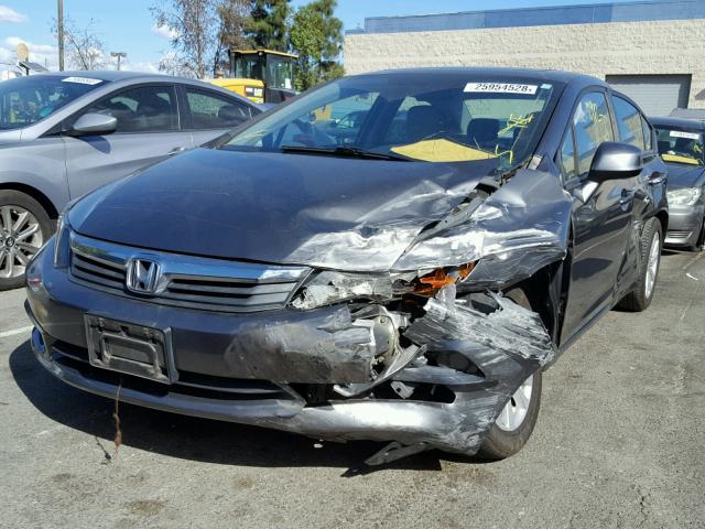2HGFB2F97CH328250 - 2012 HONDA CIVIC EXL 灰色 照片 2
