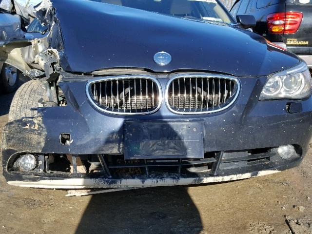 WBANF33557CS40910 - 2007 BMW 525 XI BLUE photo 7