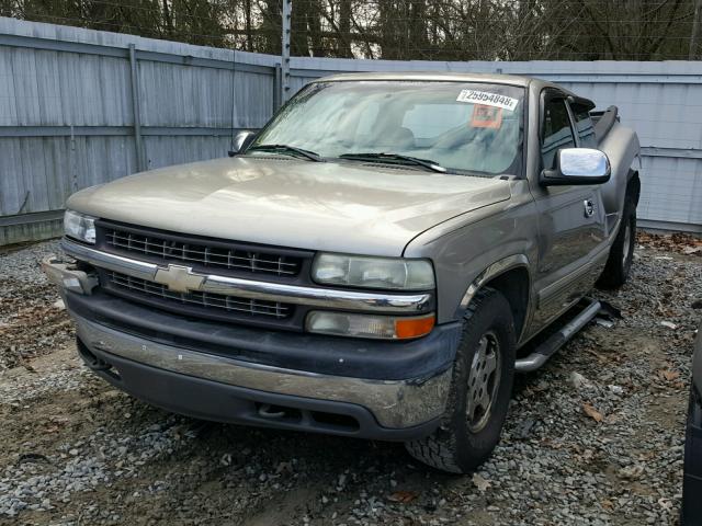 2GCEC19T0X1246383 - 1999 CHEVROLET SILVERADO BEIGE photo 2