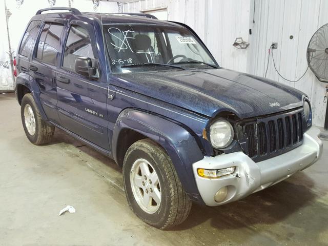 1J4GL58K93W635898 - 2003 JEEP LIBERTY LI BLUE photo 1