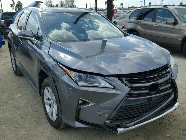 2T2ZZMCA1HC035099 - 2017 LEXUS RX 350 GRAY photo 1