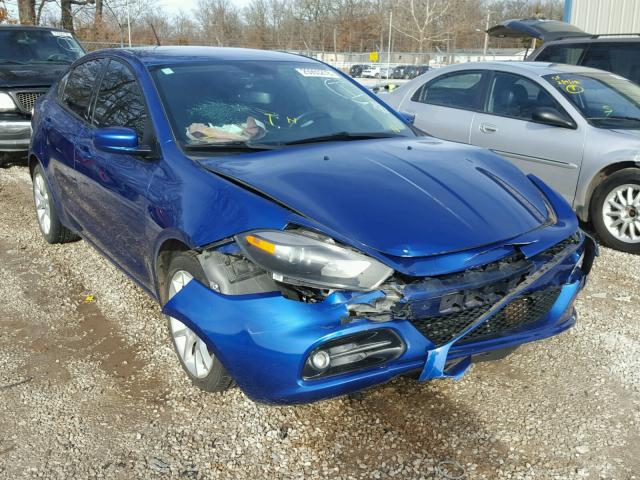 1C3CDFBA7DD343031 - 2013 DODGE DART SXT BLUE photo 1