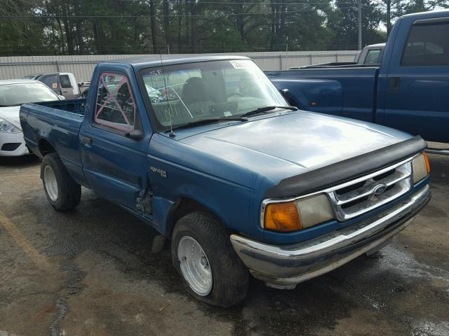 1FTCR10A9TUC37469 - 1996 FORD RANGER GREEN photo 1
