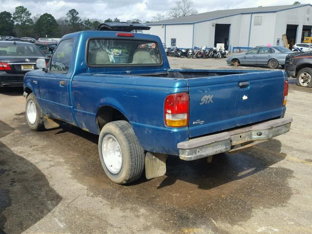 1FTCR10A9TUC37469 - 1996 FORD RANGER GREEN photo 3