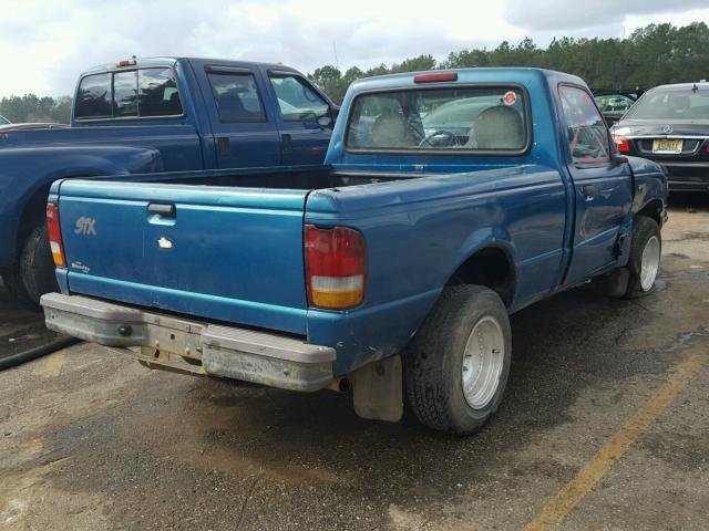 1FTCR10A9TUC37469 - 1996 FORD RANGER GREEN photo 4