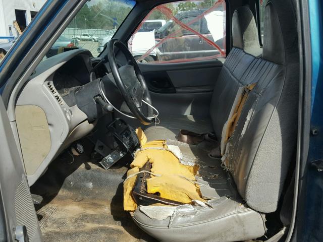 1FTCR10A9TUC37469 - 1996 FORD RANGER GREEN photo 5