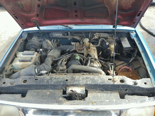 1FTCR10A9TUC37469 - 1996 FORD RANGER GREEN photo 7