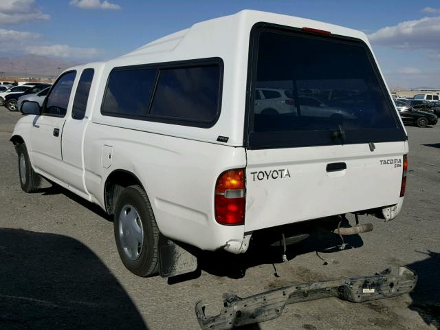 4TAVL52N7YZ573712 - 2000 TOYOTA TACOMA XTR WHITE photo 3