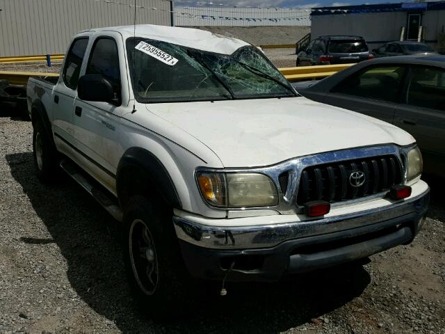 5TEHN72N61Z823779 - 2001 TOYOTA TACOMA DOU WHITE photo 1