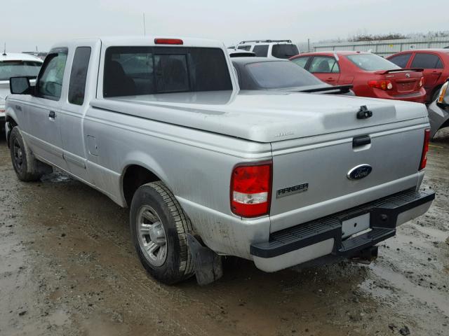 1FTYR44E37PA93989 - 2007 FORD RANGER SUP SILVER photo 3