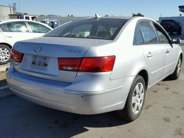 5NPET4AC5AH589791 - 2010 HYUNDAI SONATA GLS SILVER photo 4